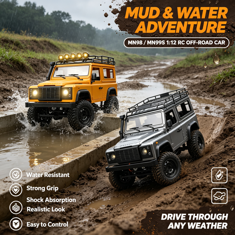 Outdoor Adventure Degree - Simulation 1:12 RC Climbing Car MN99SMN98