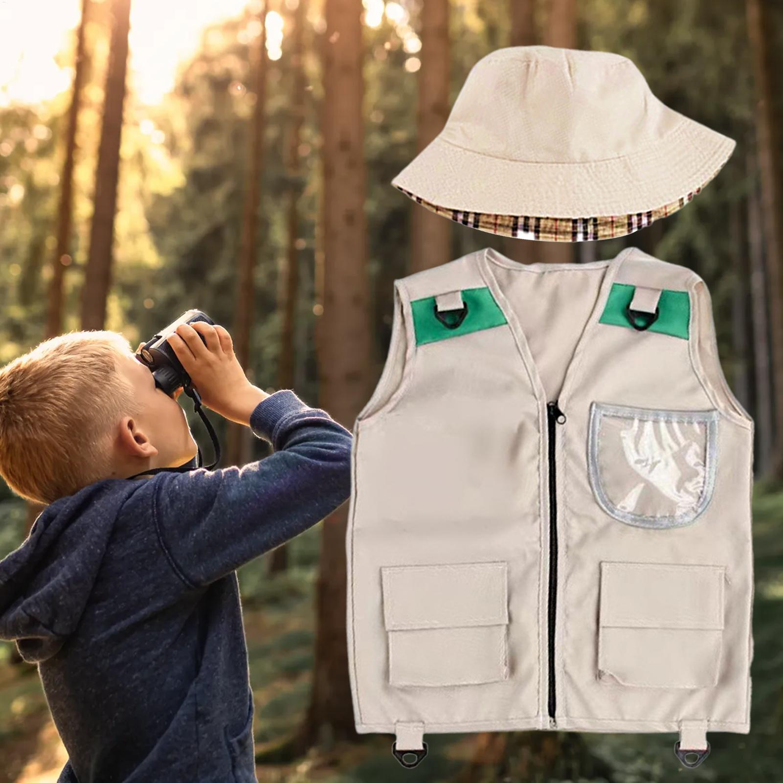 Kids Explorer Vest and Hat Cos - Outdoor Adventure Kit For Boys บทวิจารณ์และราคา