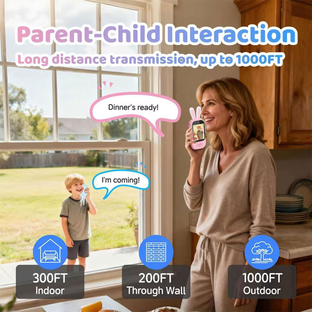 2Pcs Kids Video Walkie Talkie  - Outdoor Adventure Videos บทวิจารณ์และราคา