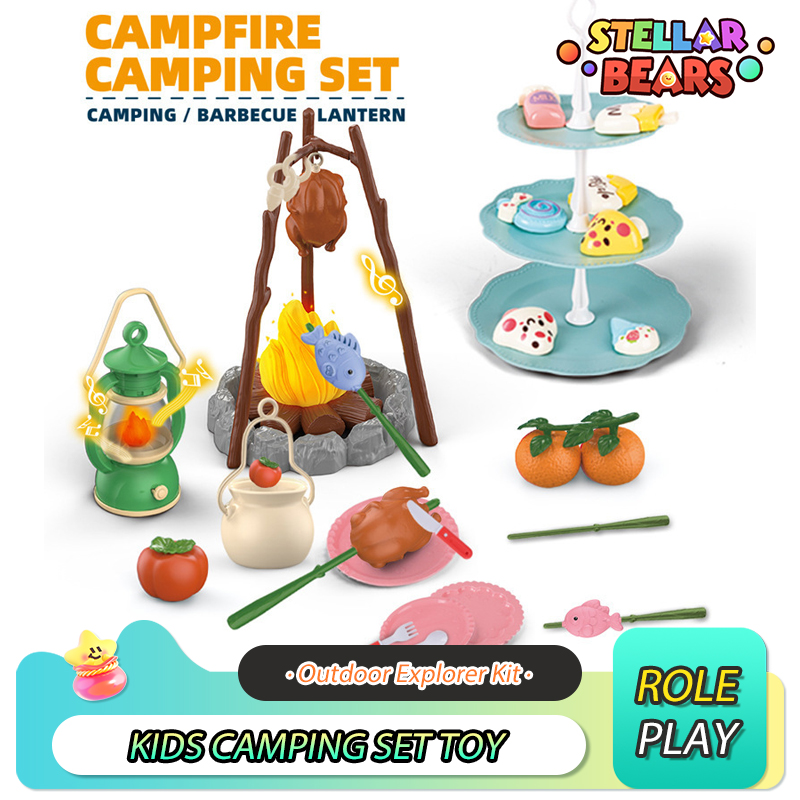 Kids Camping Set Toy Outdoor E - Outdoor Adventure Kit For Boys บทวิจารณ์และราคา