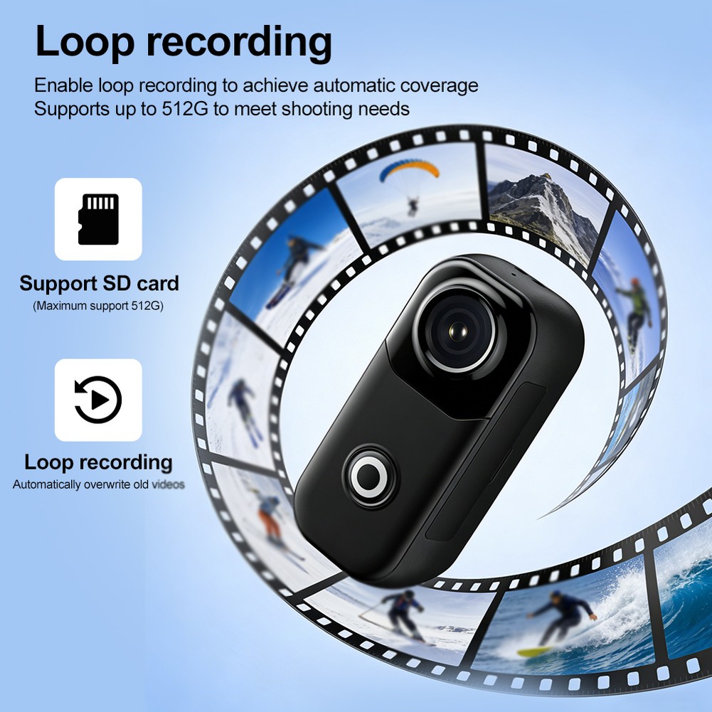 4K Thumb Action Camera Video R - Outdoor Adventure Videos บทวิจารณ์และราคา