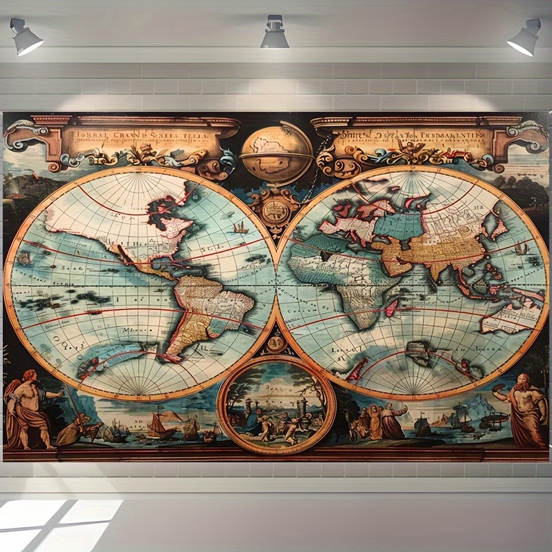 1 vintage nautical adventure b - Outdoor Adventure Background บทวิจารณ์และราคา