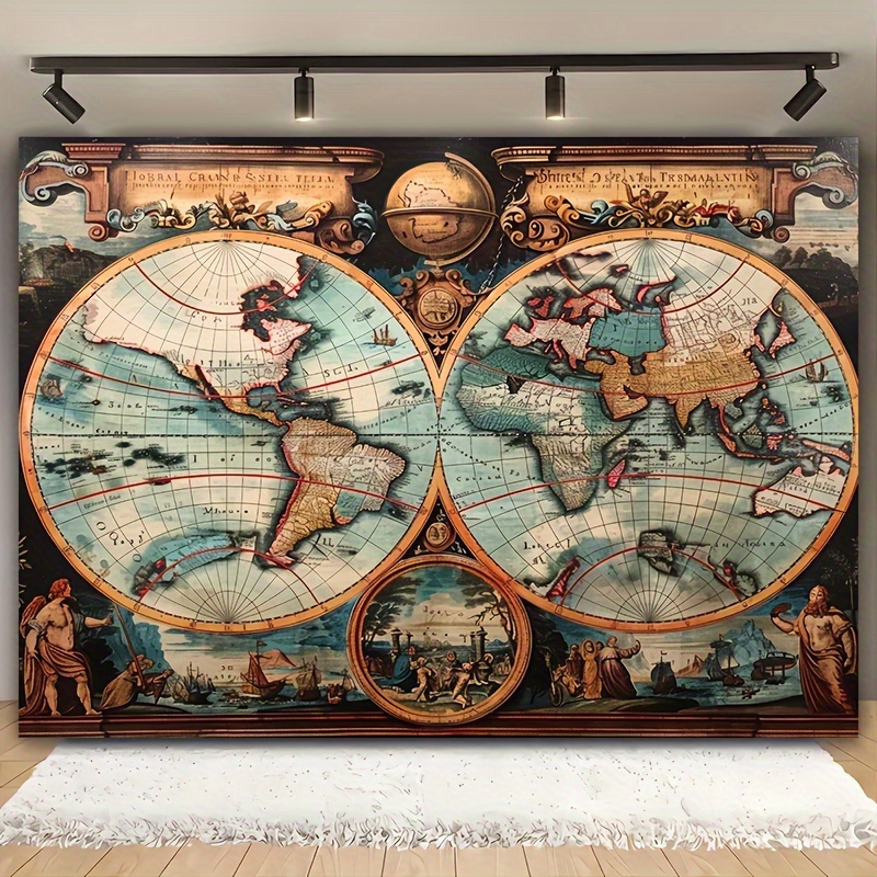 1 vintage nautical adventure b - Outdoor Adventure Background บทวิจารณ์และราคา