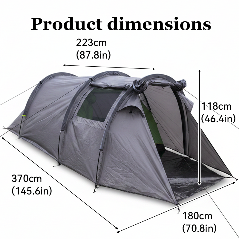 Spacious 3-4 Person Portable T - Outdoor Adventure Group บทวิจารณ์และราคา
