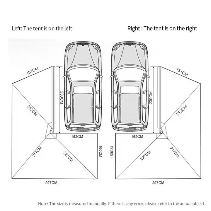 Outdoor Adventures Car Side Ca - Outdoor Adventure Degree บทวิจารณ์และราคา