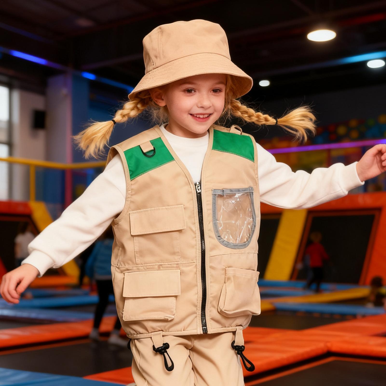Kids Explorer Vest and Hat Hal - Outdoor Adventure Kit For Boys บทวิจารณ์และราคา