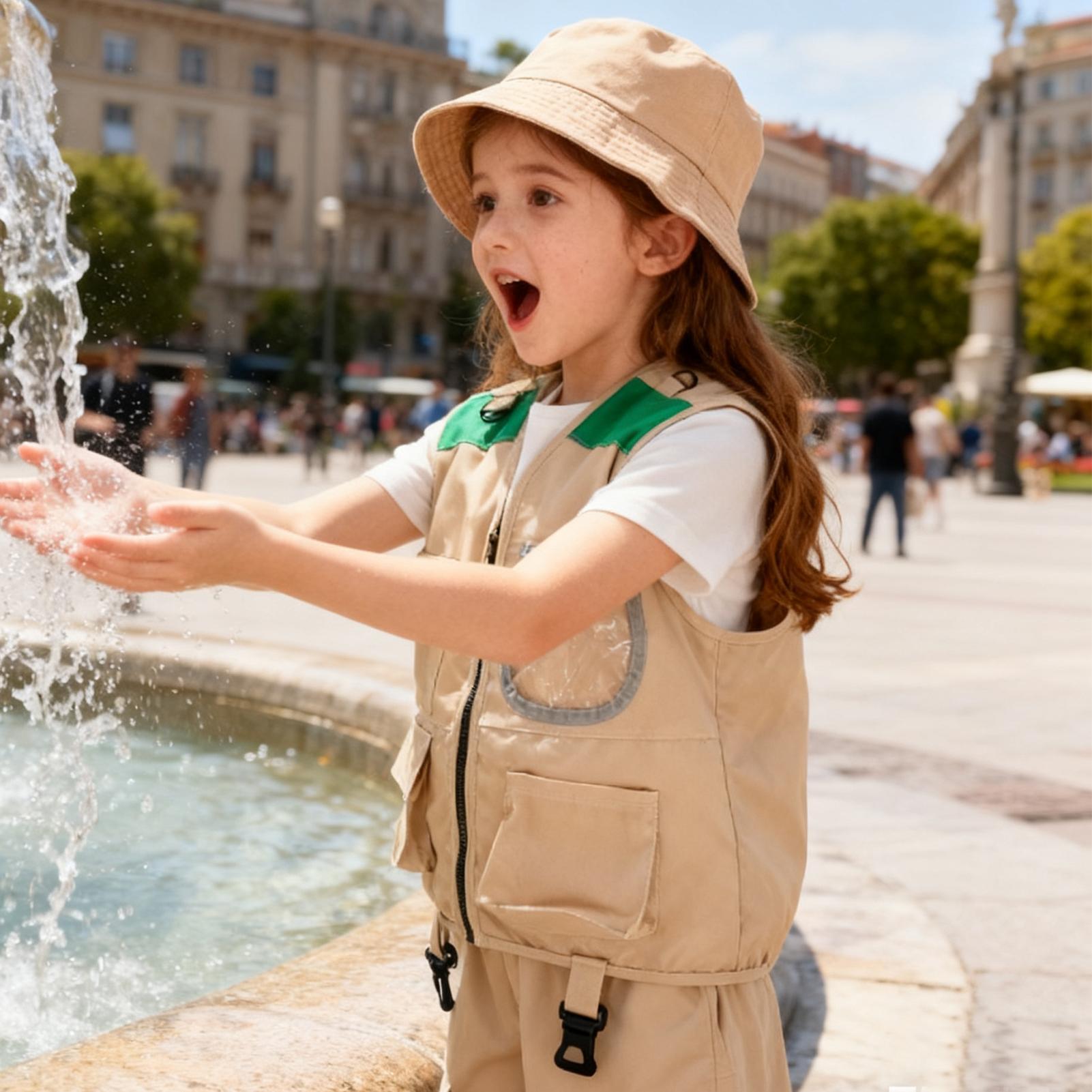 Kids Explorer Vest and Hat Cos - Outdoor Adventure Kit For Boys บทวิจารณ์และราคา