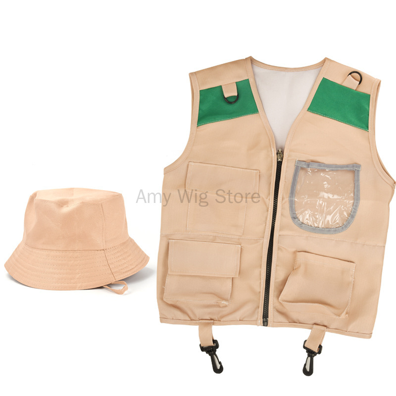 Kids Explorer Vest and Hat Cos - Outdoor Adventure Kit For Boys บทวิจารณ์และราคา