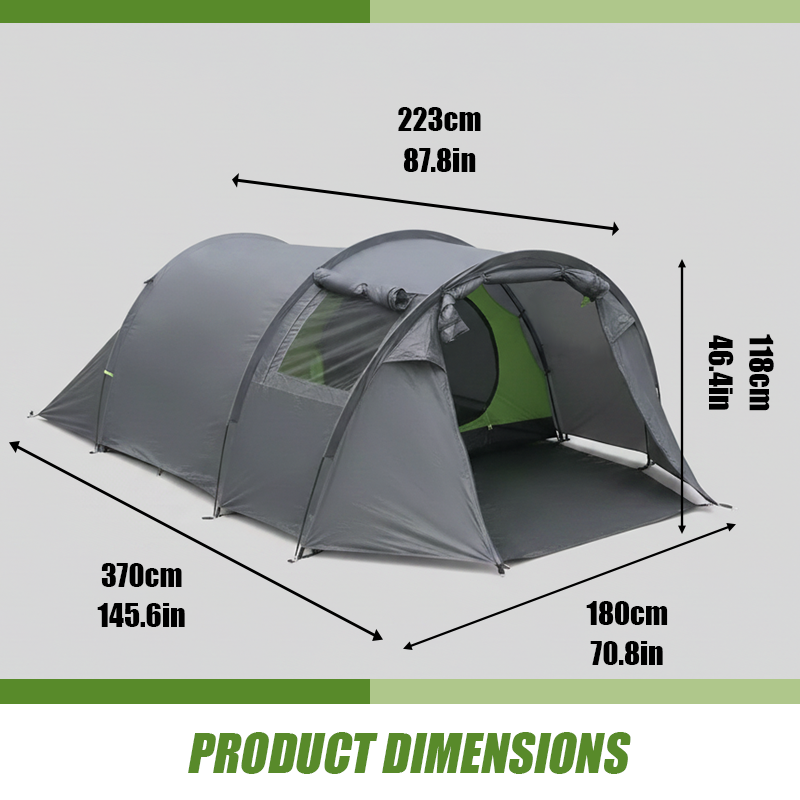 Spacious 3-4 Person Portable T - Outdoor Adventure Group บทวิจารณ์และราคา