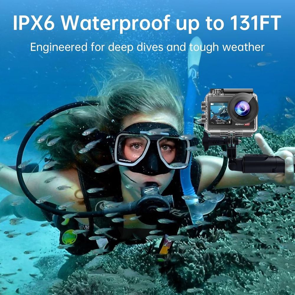 4K Waterproof Action Camera 20 - Outdoor Adventure Videos บทวิจารณ์และราคา