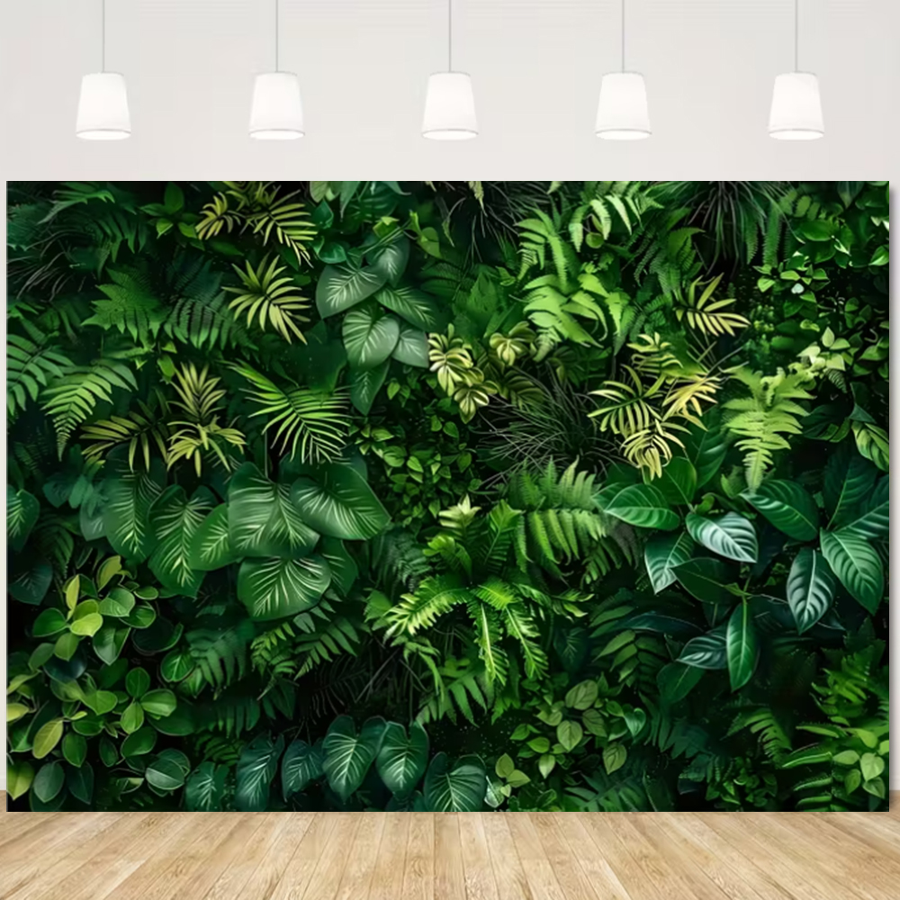 Lvy And Stone Wall Green Birth - Outdoor Adventure Background บทวิจารณ์และราคา
