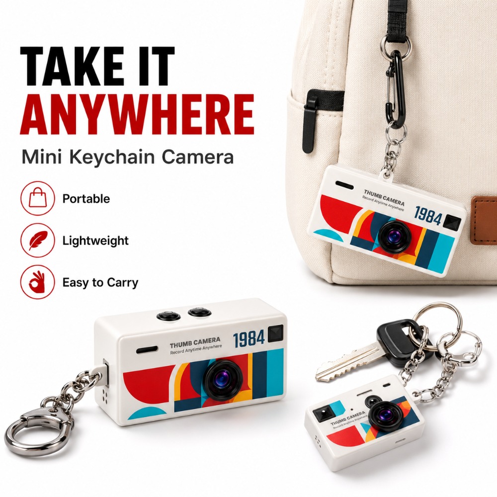 Compact Mini Thumb Camera Keyc - Outdoor Adventure Videos บทวิจารณ์และราคา