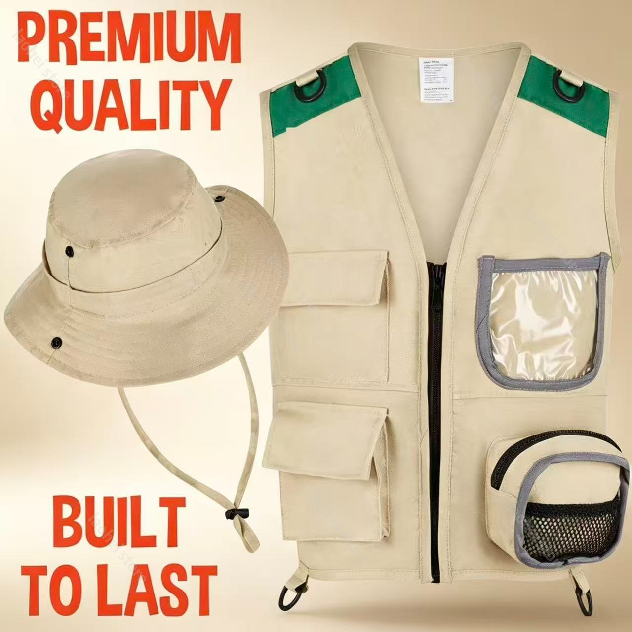 Kids Explorer Vest and Hat Cos - Outdoor Adventure Kit For Boys บทวิจารณ์และราคา