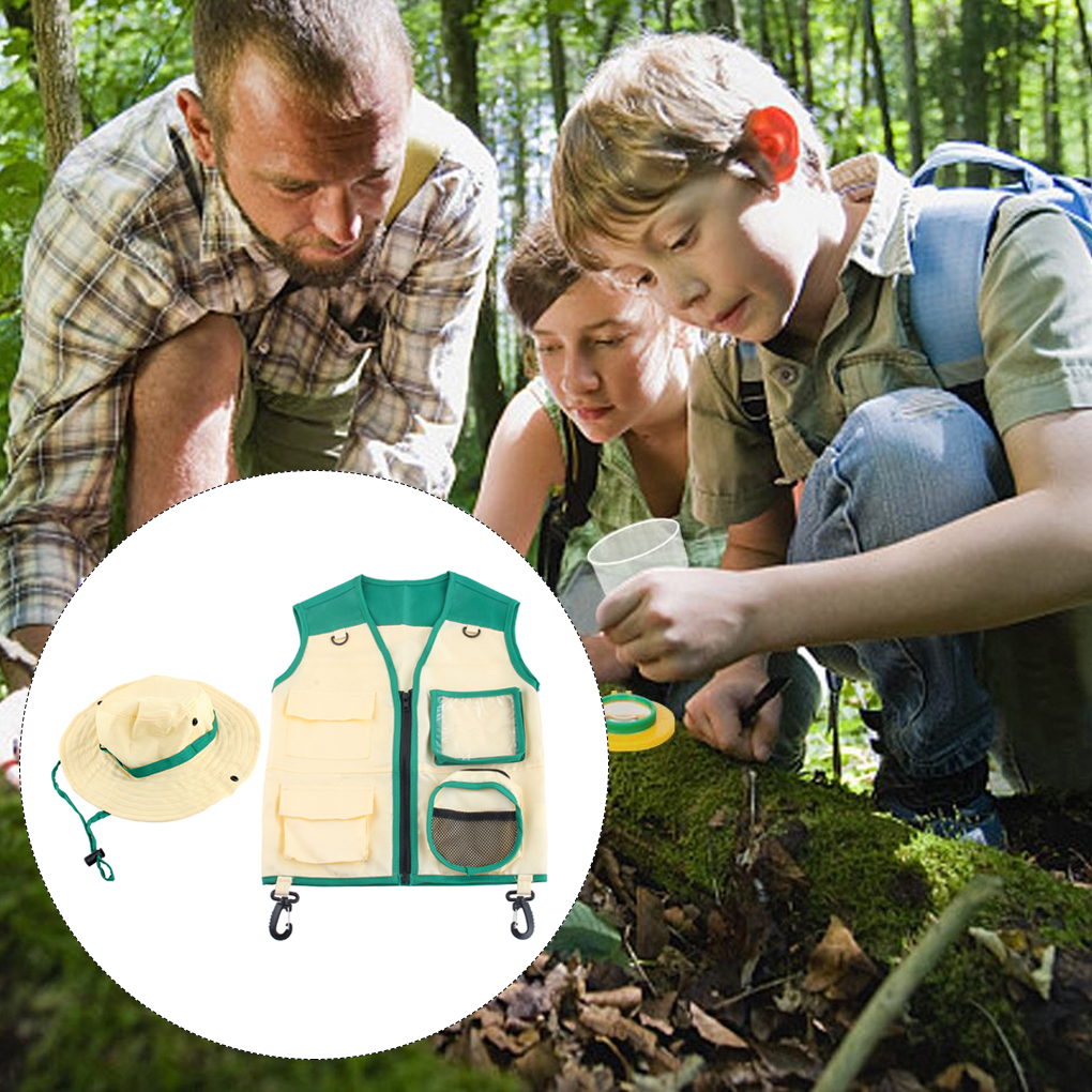 Kids Insect Explorer Vest Hat  - Outdoor Adventure Kit For Boys บทวิจารณ์และราคา