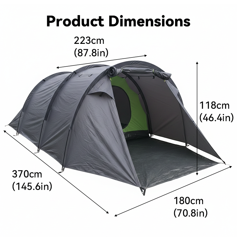 Spacious 3-4 Person Portable T - Outdoor Adventure Group บทวิจารณ์และราคา