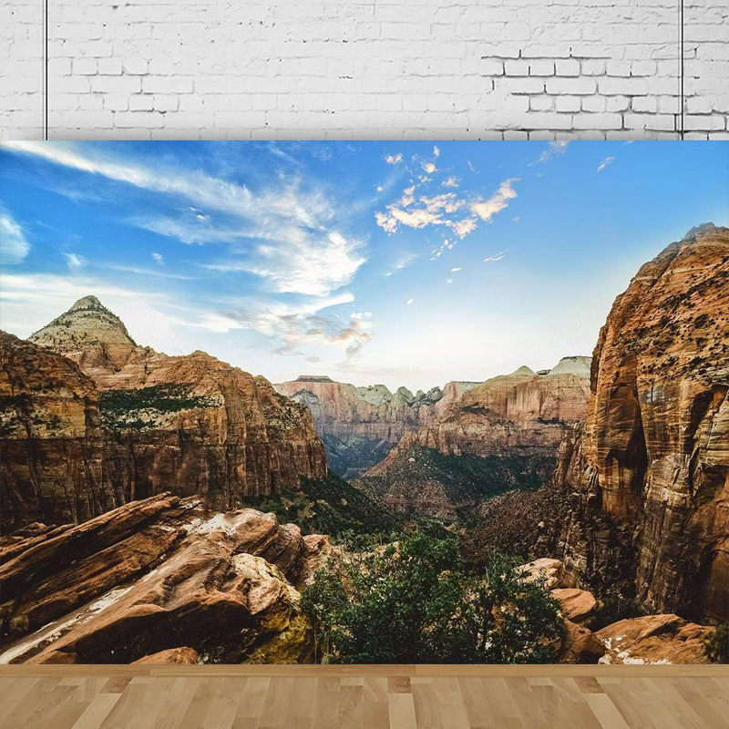 National Park Photography Back - Outdoor Adventure Background บทวิจารณ์และราคา