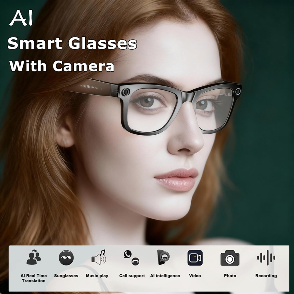 AI-Enabled Smart Glasses with  - Outdoor Adventure Videos บทวิจารณ์และราคา
