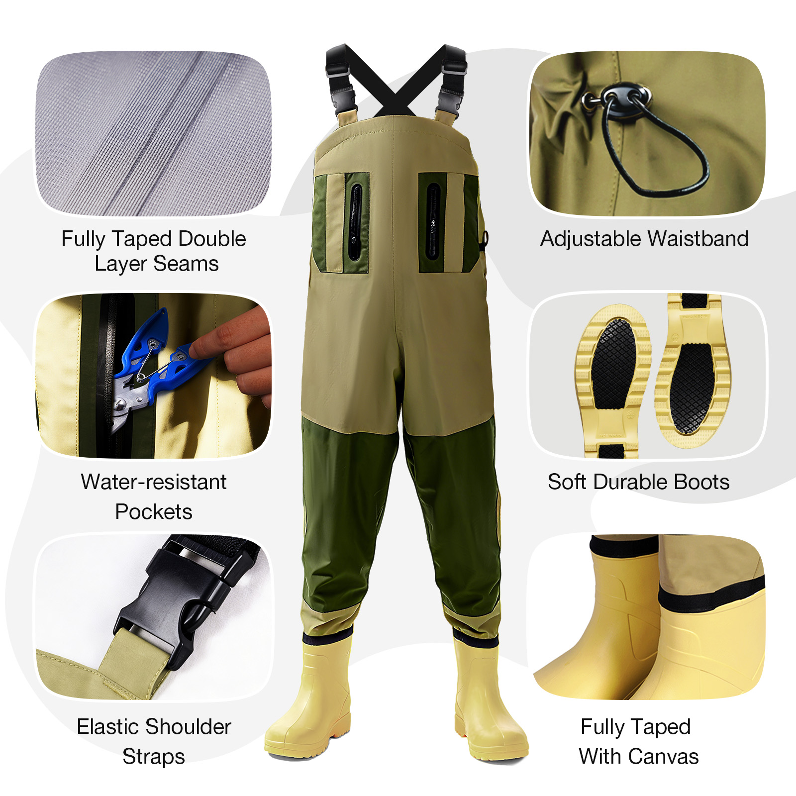 Lightweight Kids Waders - Brea - Outdoor Youth Adventure บทวิจารณ์และราคา