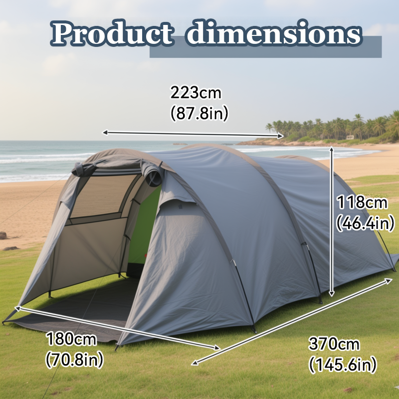 Spacious 3-4 Person Portable T - Outdoor Adventure Group บทวิจารณ์และราคา