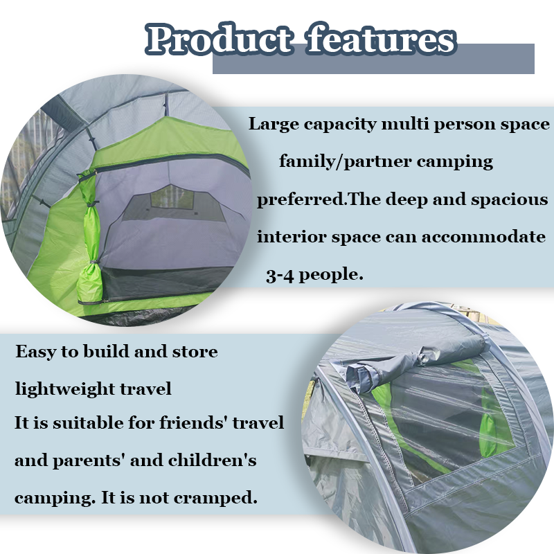 Spacious 3-4 Person Portable T - Outdoor Adventure Group บทวิจารณ์และราคา