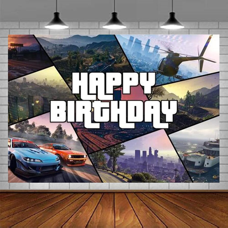 City Adventure Happy Birthday  - Outdoor Adventure Background บทวิจารณ์และราคา