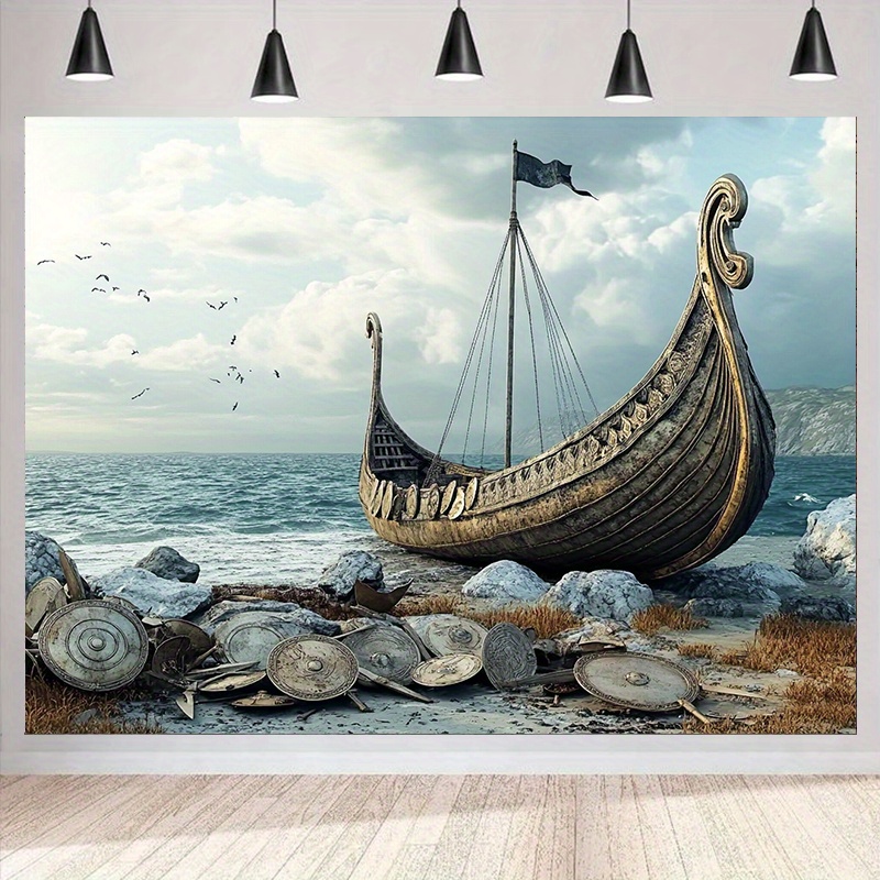 Large Viking adventure photogr - Outdoor Adventure Background บทวิจารณ์และราคา