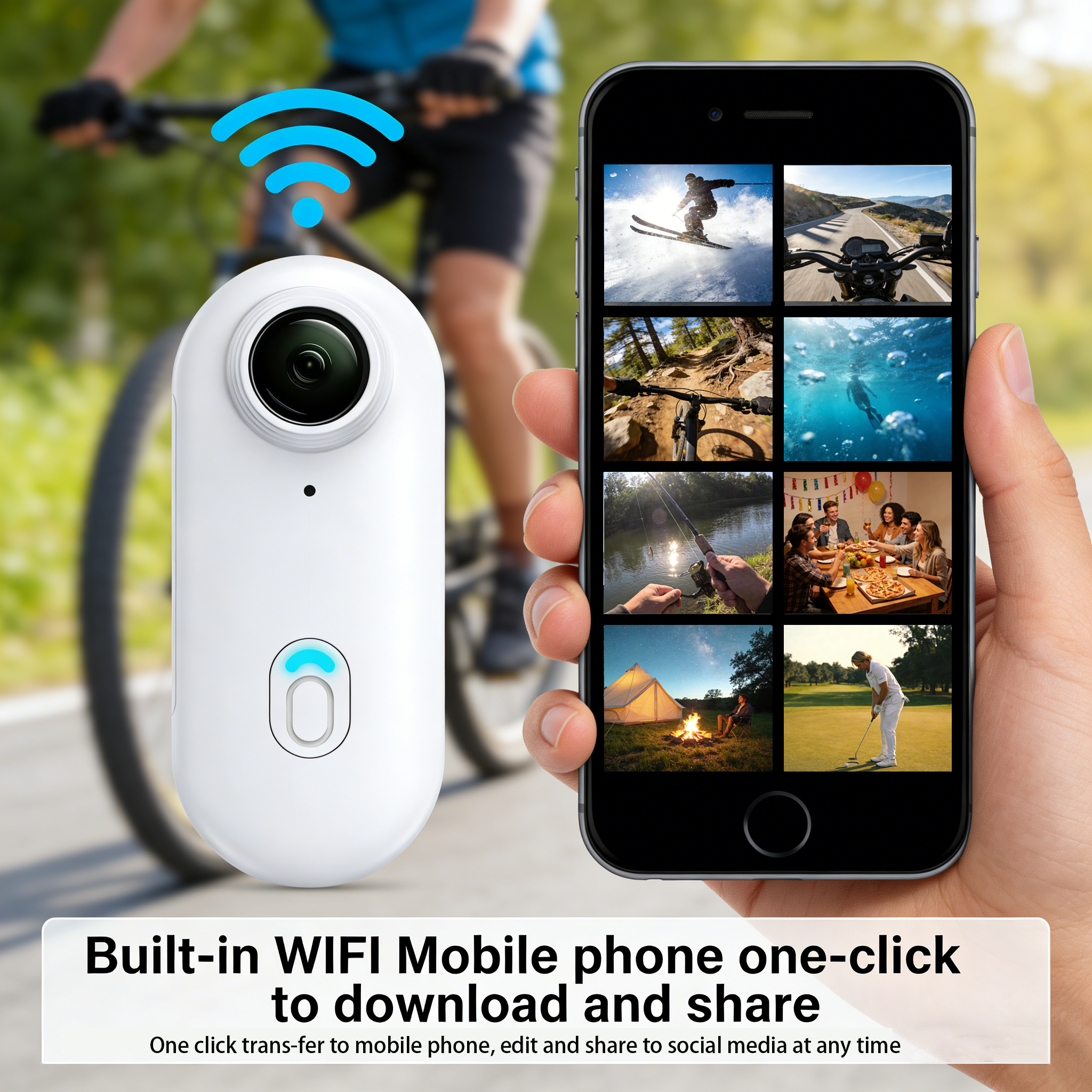 4K Anti Shake Action Camera 10 - Outdoor Adventure Videos บทวิจารณ์และราคา