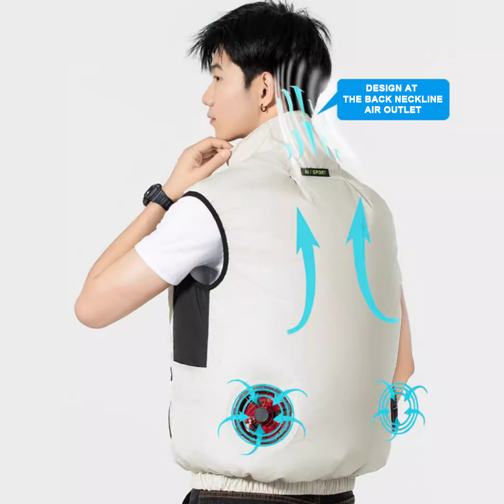2025 Cooling Fan Vest Air Cond - Outdoor Adventure Clothing บทวิจารณ์และราคา