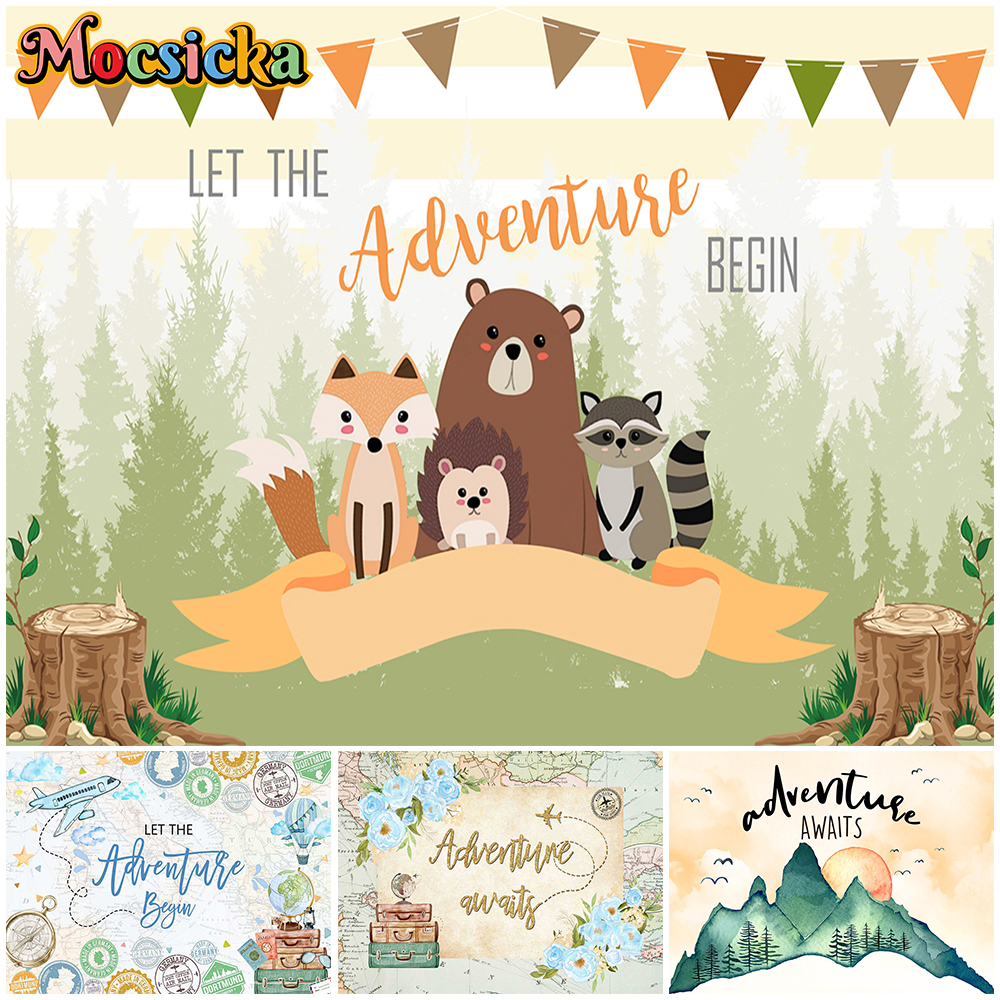 Mocsicka Adventure Backdrop Wo - Outdoor Adventure Background บทวิจารณ์และราคา