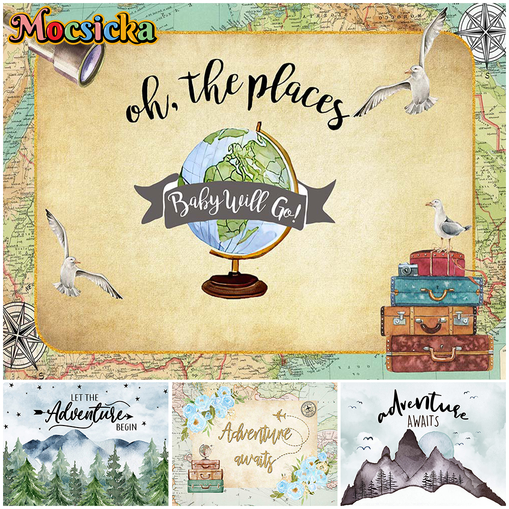 Mocsicka Adventure Backdrop Wo - Outdoor Adventure Background บทวิจารณ์และราคา