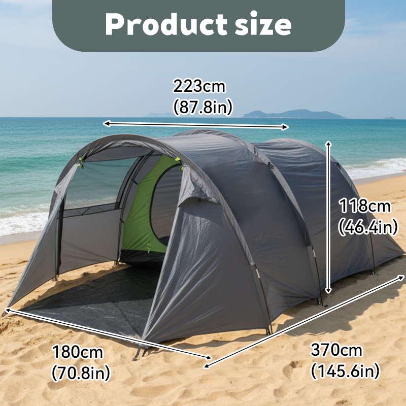 Spacious 3-4 Person Portable T - Outdoor Adventure Group บทวิจารณ์และราคา