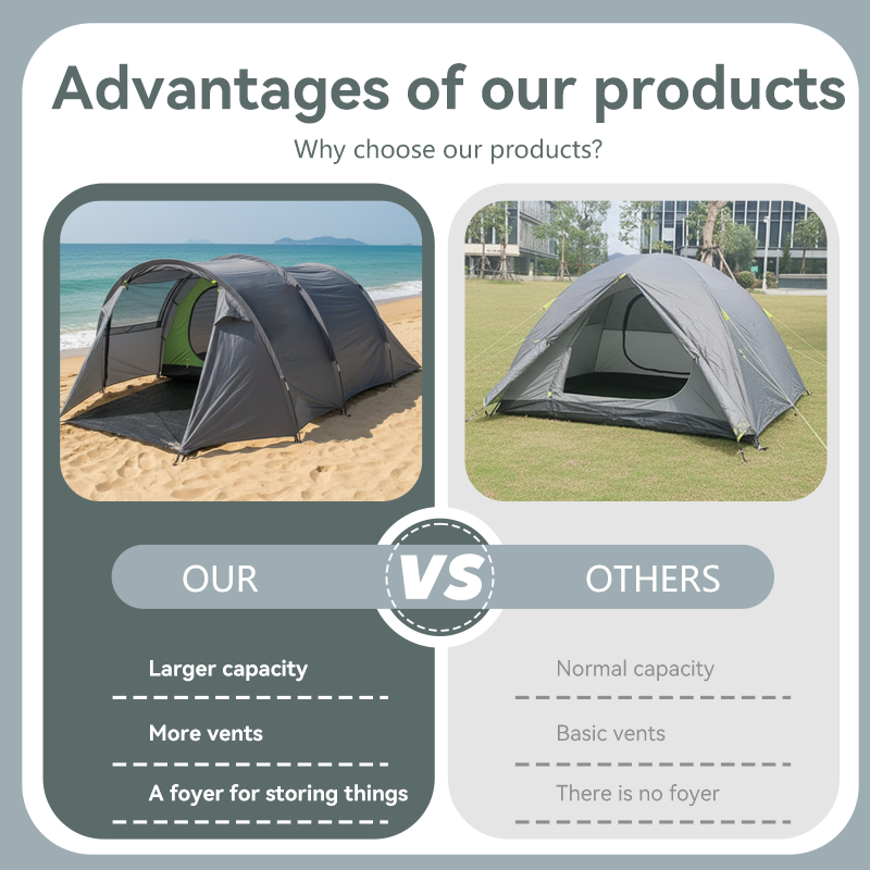 Spacious 3-4 Person Portable T - Outdoor Adventure Group บทวิจารณ์และราคา