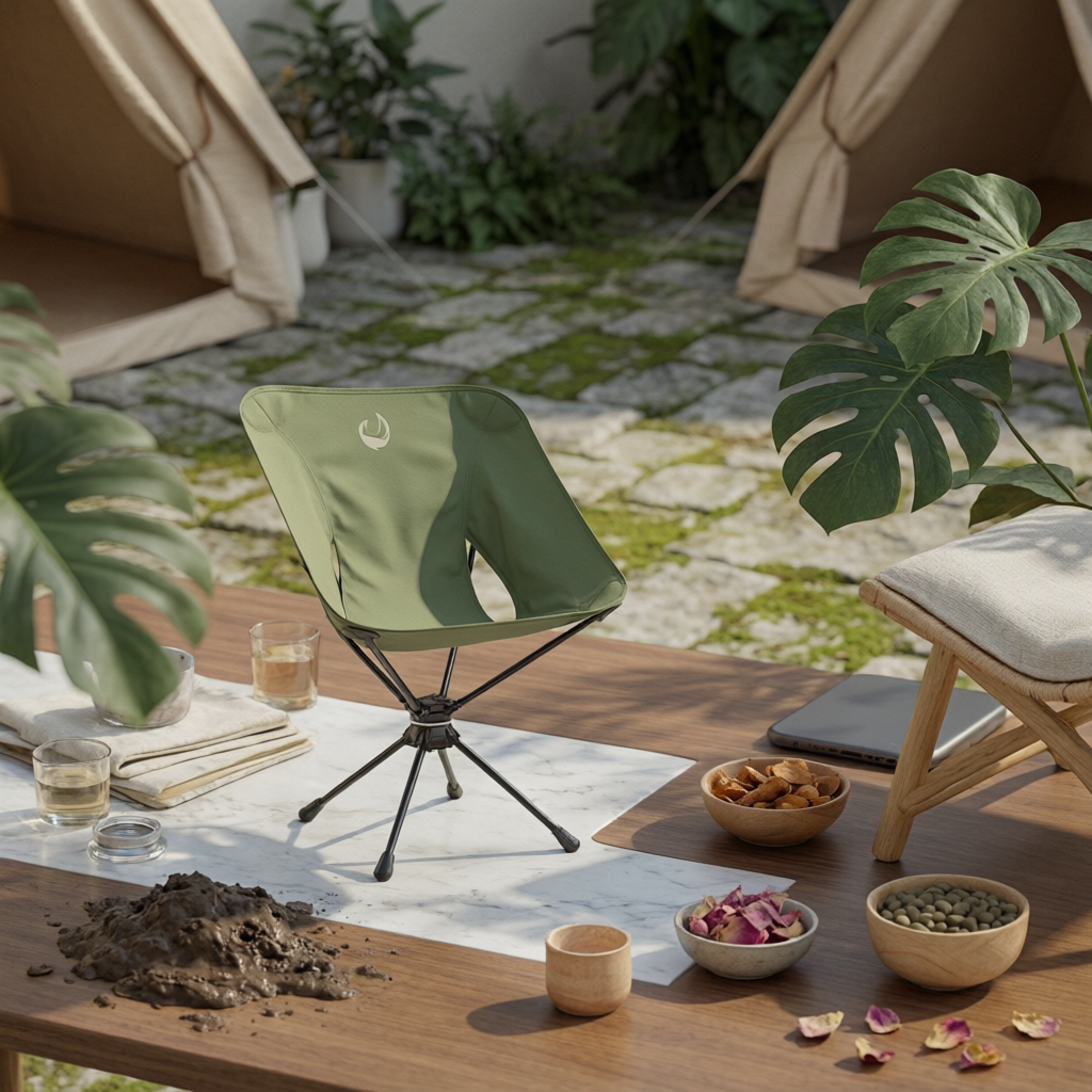Lightweight Folding Camp Chair - Outdoor Adventure Degree บทวิจารณ์และราคา