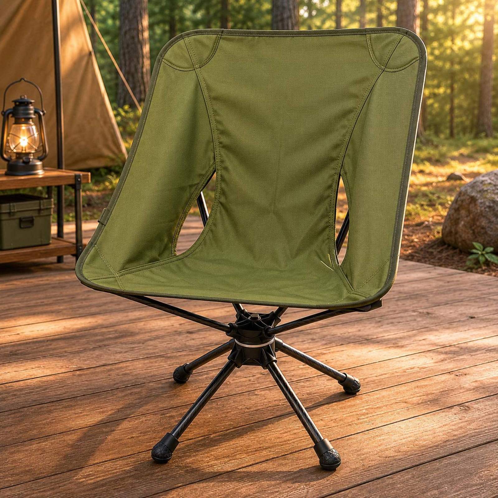 Lightweight Folding Camp Chair - Outdoor Adventure Degree บทวิจารณ์และราคา