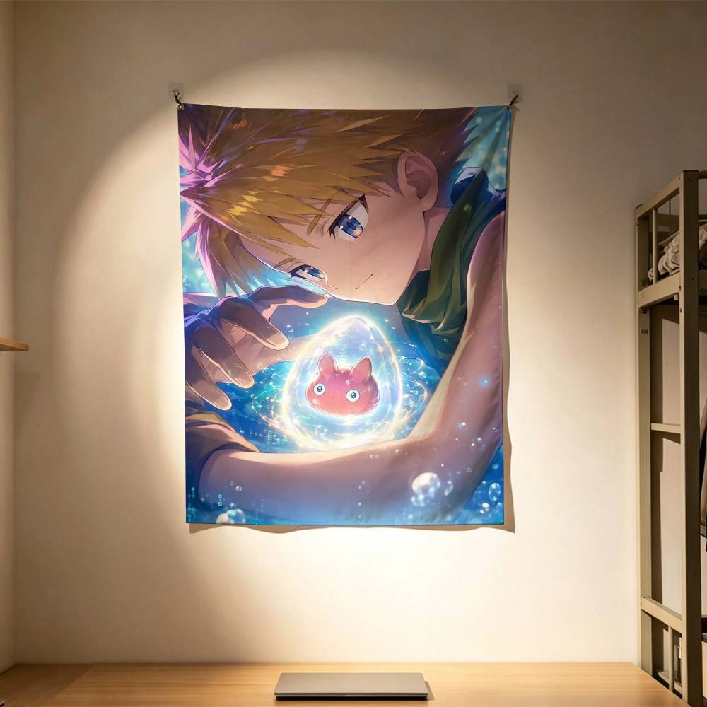 Cute Digimon Adventure  Flags  - Outdoor Adventure Background บทวิจารณ์และราคา