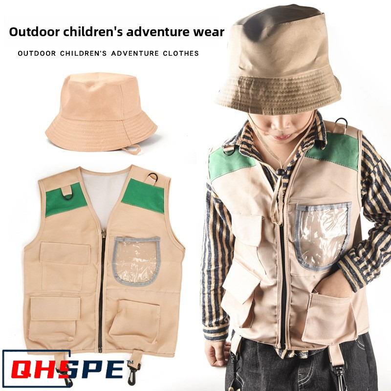 Kids Explorer Vest and Hat Cos - Outdoor Adventure Kit For Boys บทวิจารณ์และราคา