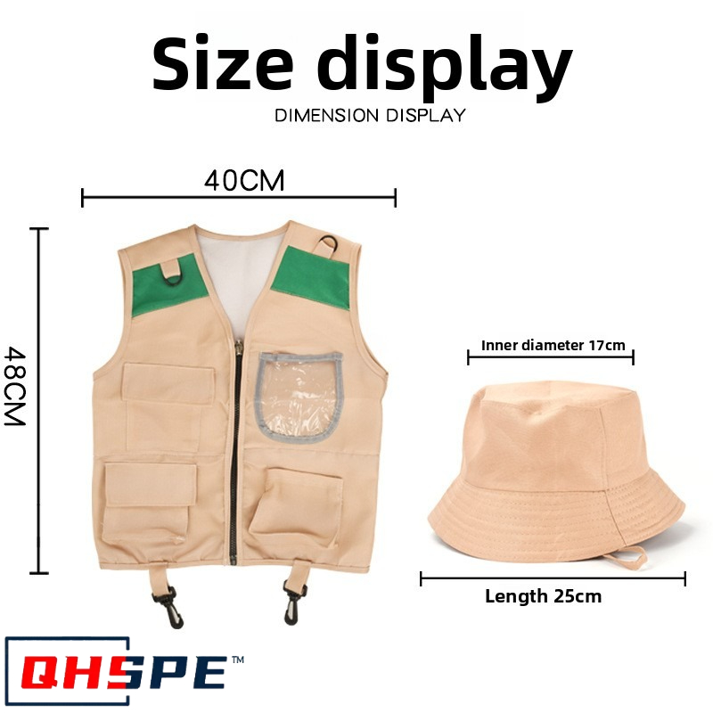 Kids Explorer Vest and Hat Cos - Outdoor Adventure Kit For Boys บทวิจารณ์และราคา
