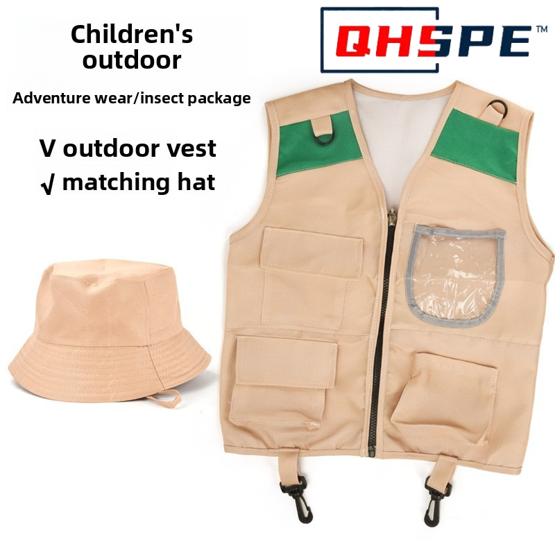 Kids Explorer Vest and Hat Cos - Outdoor Adventure Kit For Boys บทวิจารณ์และราคา